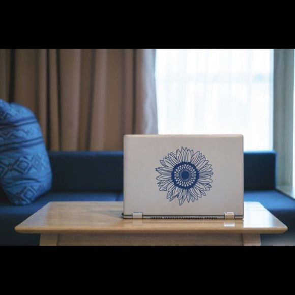 Sunflower Vinyl Decal Sunflower Car Decal/Sticker - Picture 2 of 4